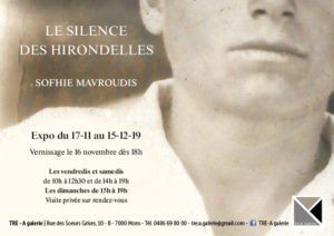 Expo Sofhie Mavroudis - artiste plasticienne - Le silence des hirondelles