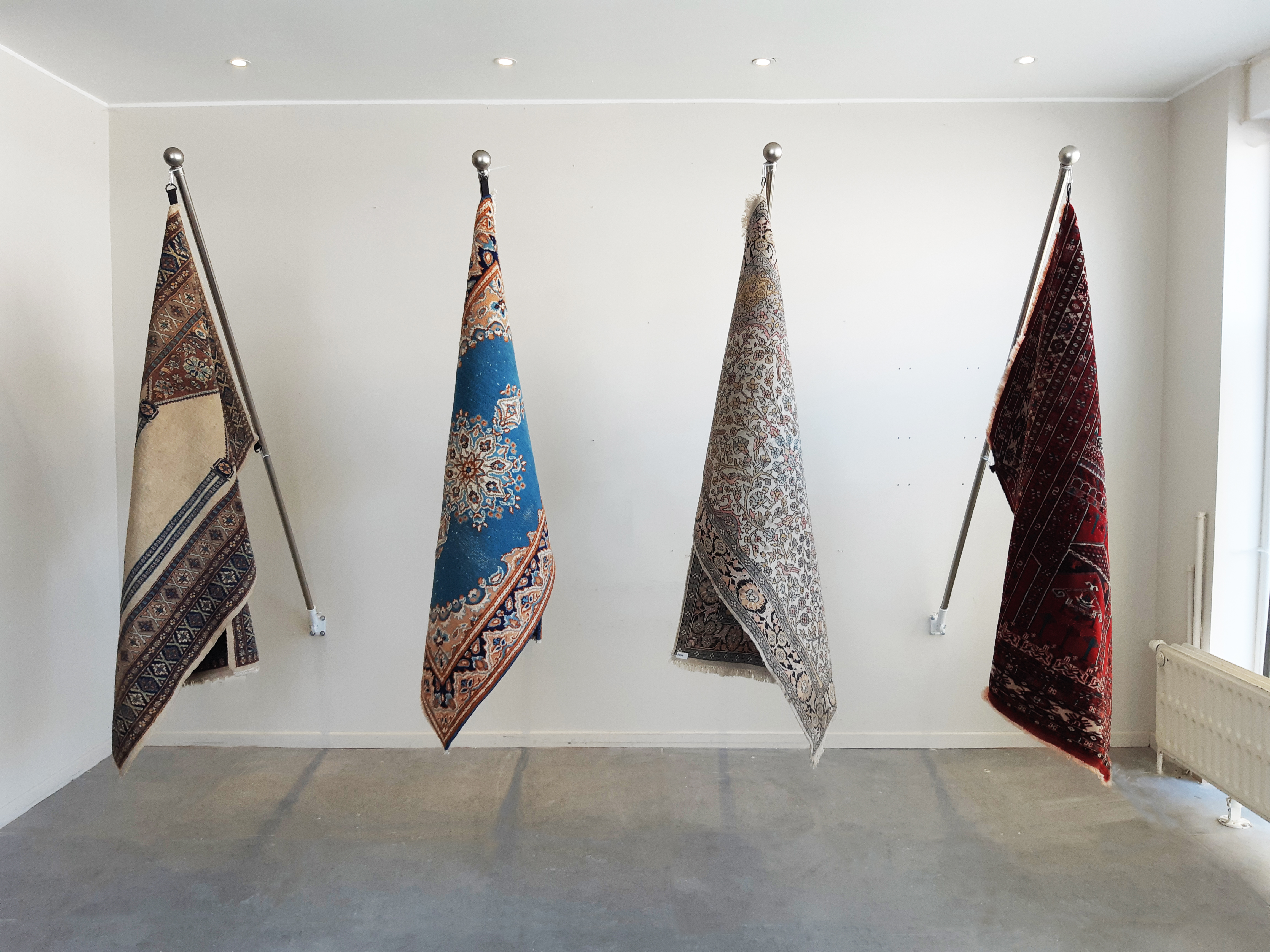 Sofhie Mavroudis - Flags belong to the people - installation